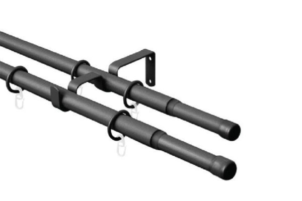 Карниз-телескоп двойной ARTTEX 56 551 раздвижной 160-300 см