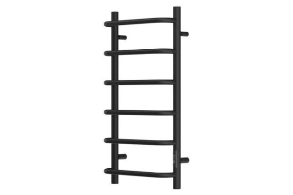 Полотенцесушитель электрический POINT Ника П6, черный PN08848B 43.2х80х13.6 см