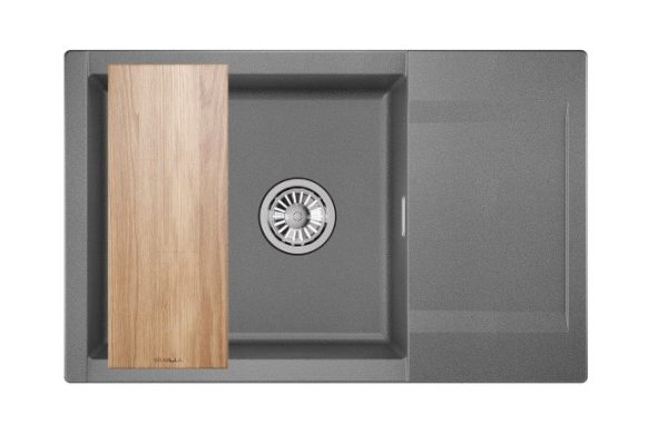 Мойка врезная GRANULA Estetica 7807 с крылом 78х50х22 см