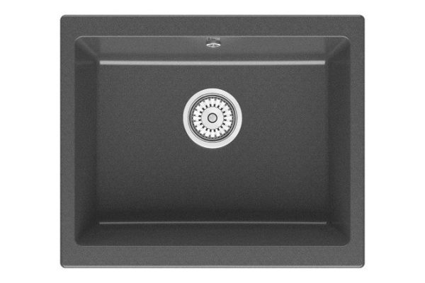 Мойка кухонная врезная POINT Сидли 55 PN3007GR, графит 55х46х22 см