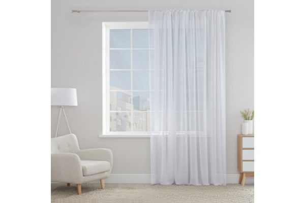 Тюль ESTUDI BLANCO Norma 300х280 см, 1 шт., цвет белый