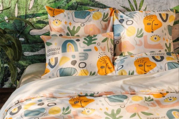 Комплект постельного белья Trendy Хлопок 200х220 см, Евро