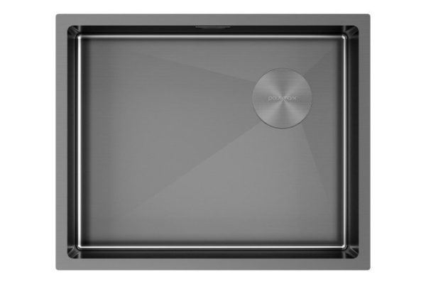 Мойка врезная PAULMARK Next-Skew 54 UNI PM885444-GM 54х44х20 см