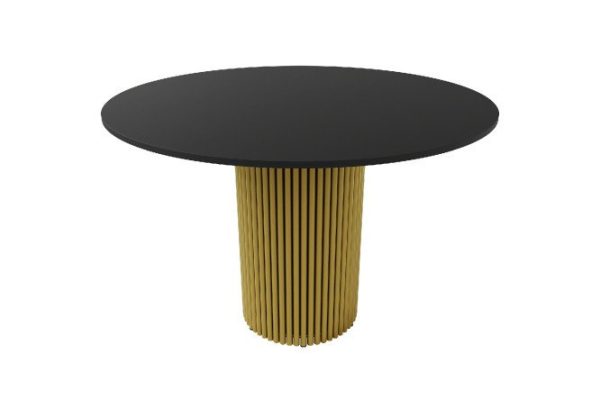 Стол Trubis Wood с трубчатым подстольем 120х75х120 см