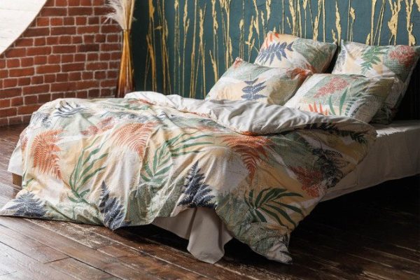Комплект постельного белья Fern Хлопок 148х215 см, 1,5 спальный