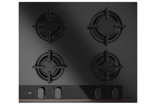 Газовая варочная панель Teka Infinity GBC 64-G1 GBN matt black, чёрный матовый 60 см