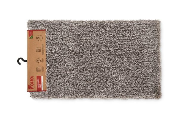Коврик для ванной комнаты Fluffy 60x100 см, Микрофибра
