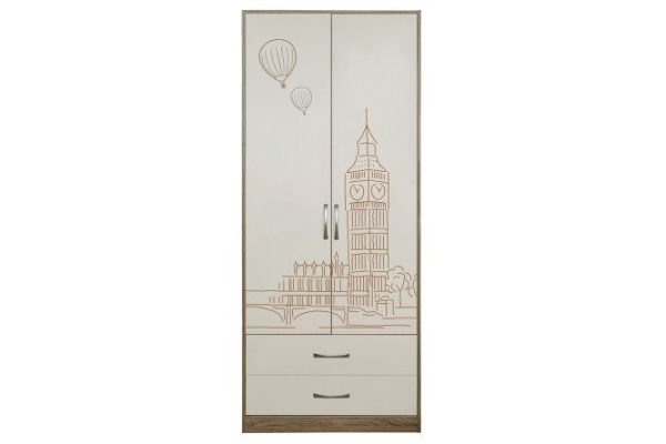 Шкаф Бритиш 90.8х220.5х43.4 см