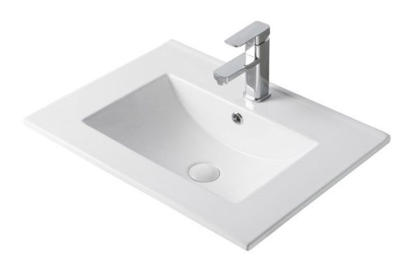 Раковина встраиваемая ORANGE B03-610w Встраиваемая сверху, 61.5х17х46.5 см