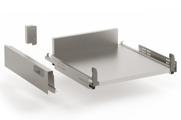 Выдвижной ящик низкий шкафа напольного с доводчиком полного выдвижения Hettich InnoTech 36.8х8.4х47 см