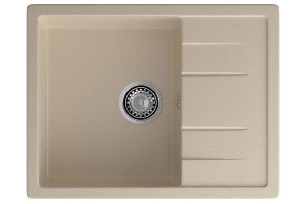 Мойка врезная с крылом GRANFEST Quadro GF-Q-650L 65х50х20 см