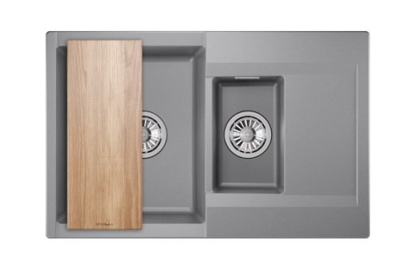 Мойка врезная GRANULA Estetica 7808 с крылом 78х50х22 см