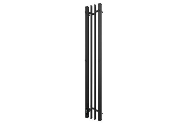 Полотенцесушитель электрический POINT Фрея П2, чёрный PN20722B 17х120х10.5 см