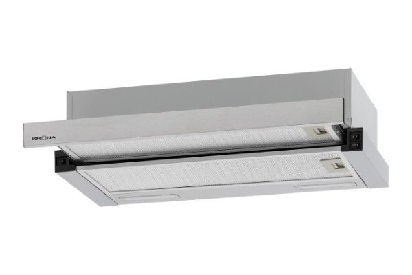 Вытяжка KRONAsteel KRHD274 Gerda T 600 inox PB цвет нержавеющая сталь, белый, 59.5х16.2х30 см