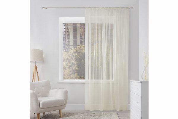 Тюль MICASA Vera 300х280 см, 1 шт., цвет кремовый