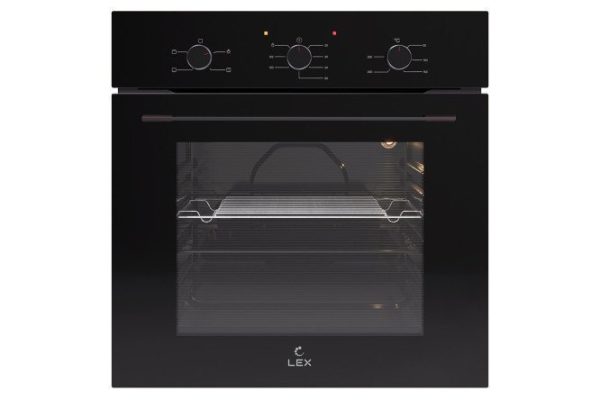 Электрический духовой шкаф LEX EDM 046 BBL, чёрный 59.5х59.5х53 см