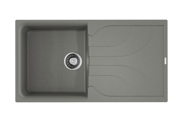 Мойка врезная с крылом OMOIKIRI Yasugata 100-GR 4993568 100х50х21 см