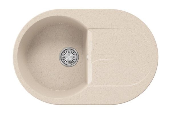 Мойка врезная с крылом Atol-760 76х50х20 см