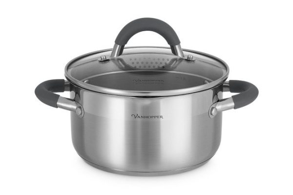 Кастрюля с крышкой VANHOPPER Stella 2.4 л