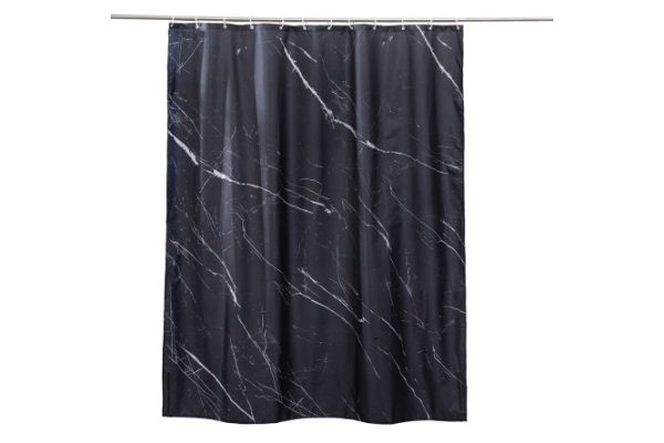 Штора для ванной комнаты MICASA Marble Полиэстер, 180x200 см