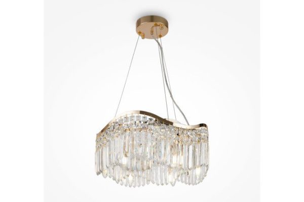 Светильник подвесной MAYTONI Diamant Crystal Gracia 20 кв.м., 46х19х46 см, E14