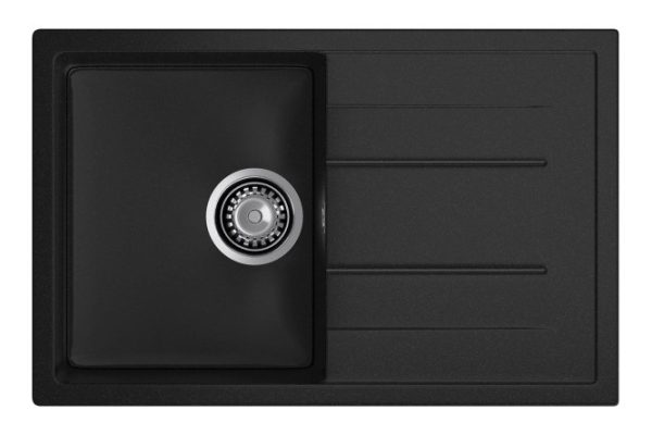Мойка врезная с крылом GRANFEST Quadro GF-Q-780L 77х49.5х20 см