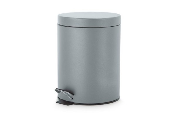 Бак для мусора с крышкой BERKRAFT Optima 20.5x27.5x20.5 см, 5 л