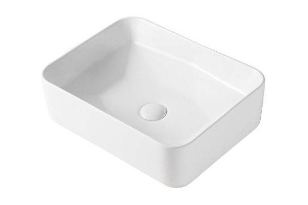 Раковина накладная ORANGE B02-460w Накладная, 46.5х14х35 см