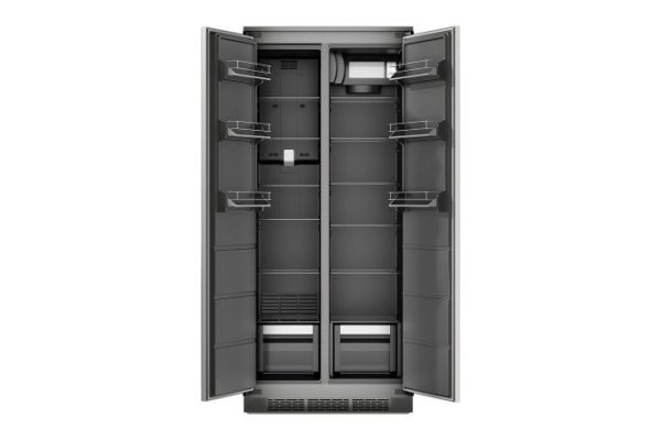 Холодильник двухкамерный LEX LBI400SB grey серый 80.6х184.6х57.5 см