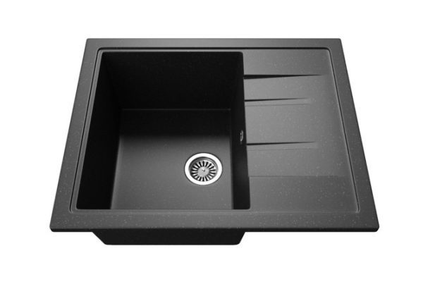 Мойка кухонная врезная Henna T120110 с крылом 57.5х47х20 см