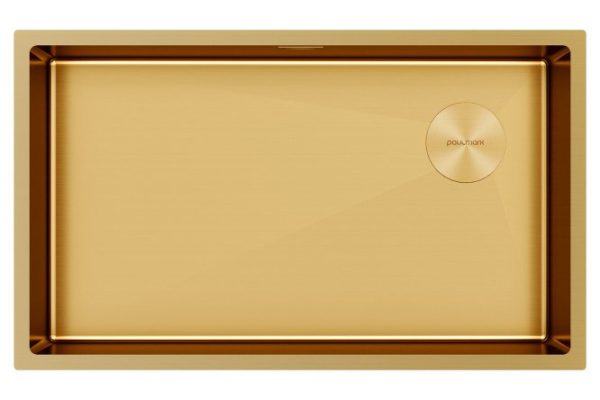 Мойка врезная PAULMARK Next-Skew 74 UNI PM887444-BG 74х44х20 см