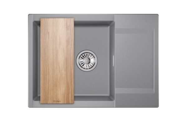 Мойка врезная GRANULA Estetica 7003 с крылом 70х50х22 см