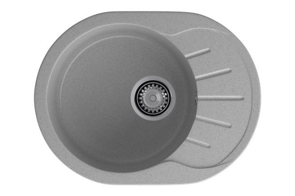 Мойка врезная с крылом GRANFEST Rondo GF-R-580L 57х44х20 см