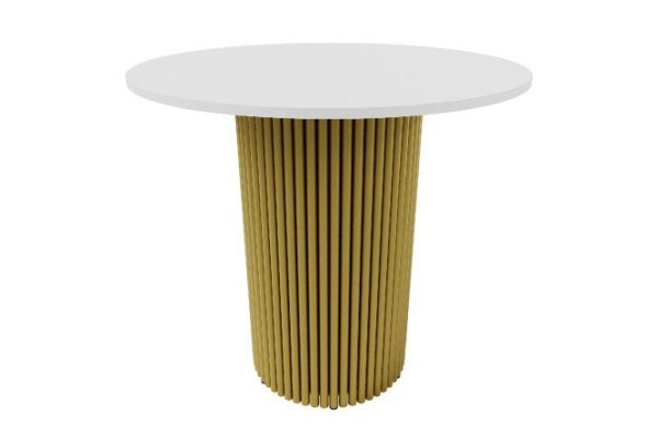 Стол Trubis Wood с трубчатым подстольем 80х75х80 см