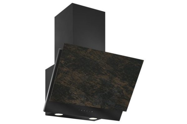 Вытяжка ELIKOR Рубин Ceramics S4 60П-700-Э4Д КВ I Э-700-60-483 цвет антрацит, бронзовый травертин, 59х73х43.4 см