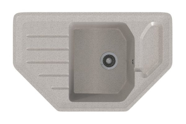 Мойка врезная с крылом MIXLINE Стандарт ML-GMS17 551156 78х48.5х19 см
