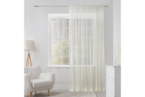 Тюль на ленте ESTUDI BLANCO Nelli 300х280 см, 1 шт., цвет экрю