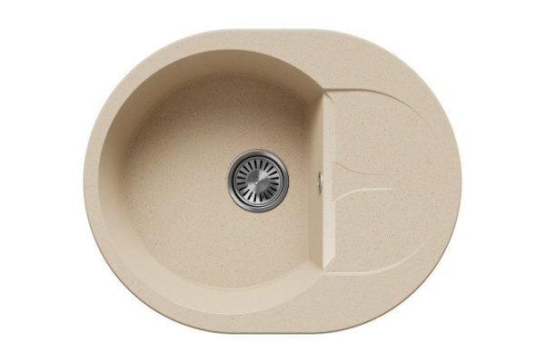 Мойка врезная с крылом Atol-620 62х50х20 см