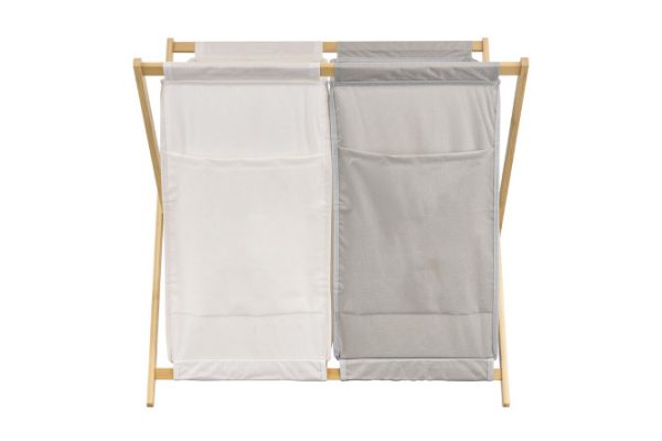 Корзина для белья BERKRAFT Nature 70x68x37 см, 120 л, Полиэстер