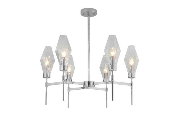 Светильник потолочный EUROSVET Prism 11 кв.м., 70x68x70 см, E14