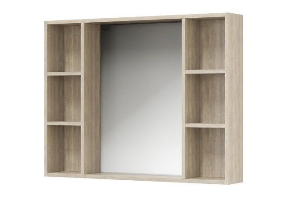 Шкаф-зеркало ONIKA Тимбер 100 210017, универсальный 100х70х14.5 см, Универсальный