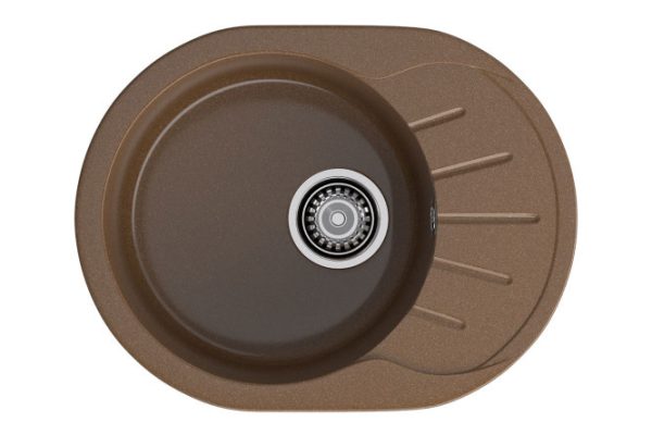 Мойка врезная с крылом GRANFEST Rondo GF-R-580L 57х44х20 см