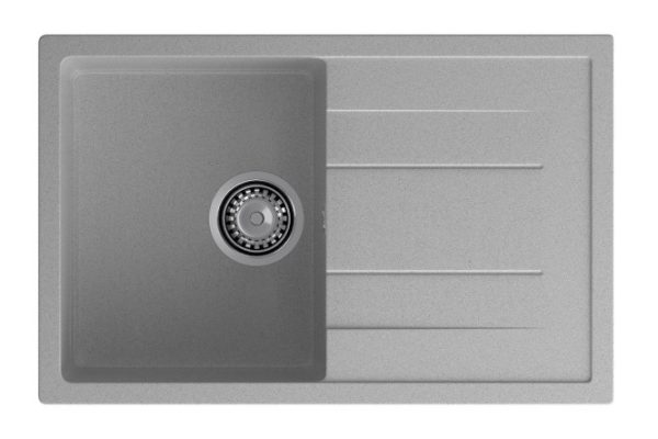 Мойка врезная с крылом GRANFEST Quadro GF-Q-780L 77х49.5х20 см
