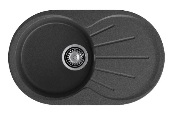 Мойка врезная с крылом GRANFEST Rondo GF-R-750L 75х46х20 см