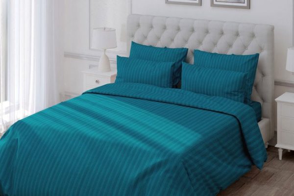 Комплект постельного белья Stripe Premium Blumarine Хлопок 148х215 см, Семейный