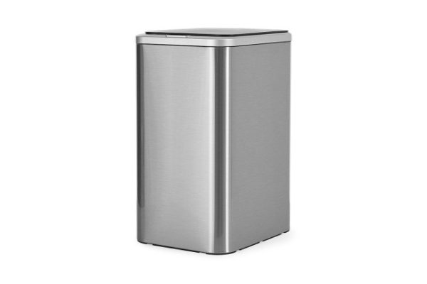 Бак для мусора с крышкой BERKRAFT Smart 21x38x26 см, 9 л