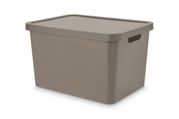 Контейнер с крышкой Stafi Terra 27.7x22x37 см, 18 л