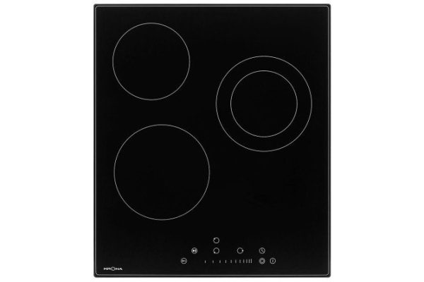 Электрическая панель KRONAsteel Laurel 45 BL KREH01, чёрный 45 см