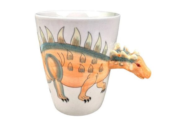 Кружка HOMIUM Kitchen Dinosaur Стегозавр 400 мл, Керамика