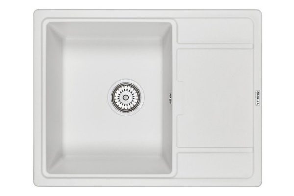 Мойка врезная с крылом GRANULA 6503 65х50х20 см